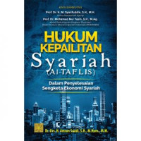 Image of Hukum Kepailitan Syariah (Al-Taflis) : Dalam Penyelesaian Sengketa Ekonomi Syariah